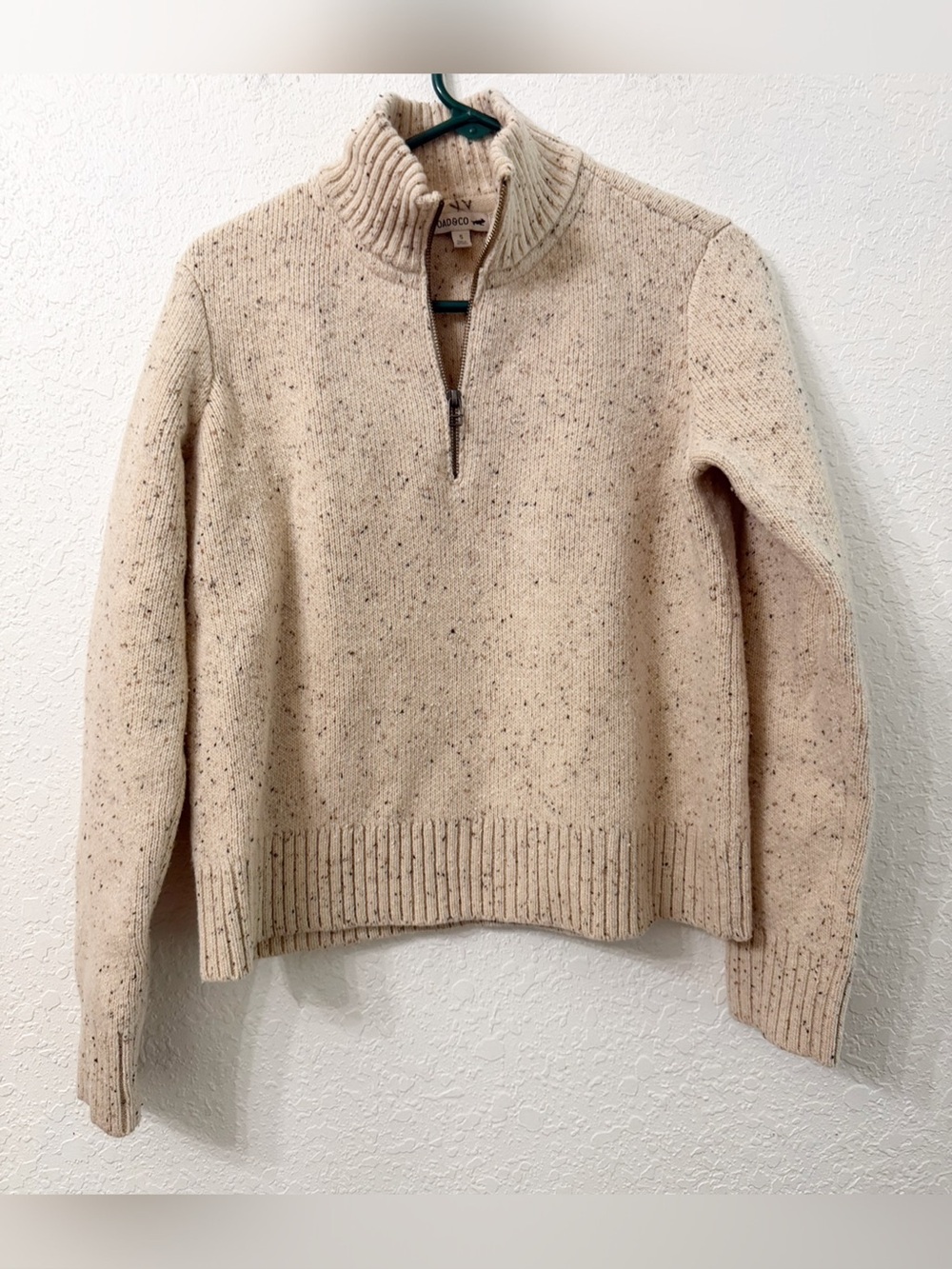 Toad&Co Women's Wool Wilde 1/4 Zip Sweater - S